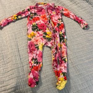 Posh Peanut Malana ruffle zipper footie